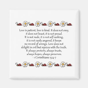 Love is Patient, Love is Kind Magnet