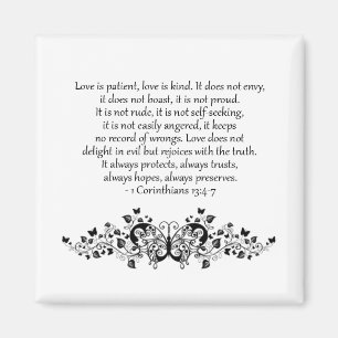 Love is Patient, Love is Kind Magnet