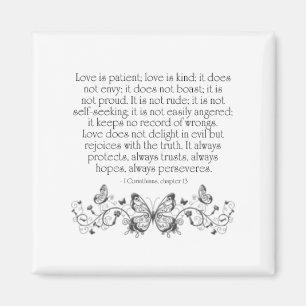 Love is Patient, Love is Kind Magnet