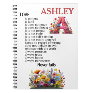 Love is patient, love is kind Personalise this Notebook