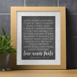 Love is Patient Love is Kind Print
