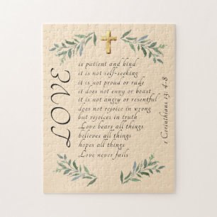 Love is patient love is kind puzzle