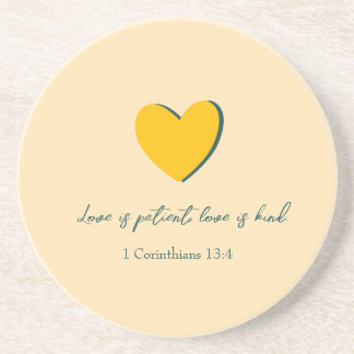 Love is Patient Love is Kind Table Coaster