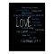 Love is Patient Mix Blue unframed or framed
