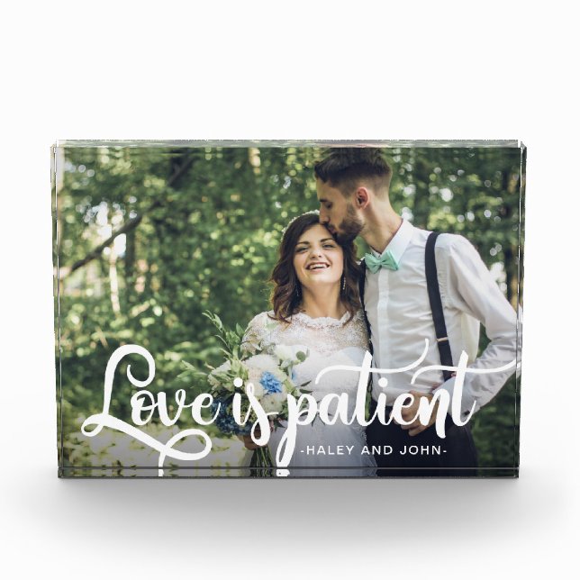 Love is Patient Photo and Name (Front)