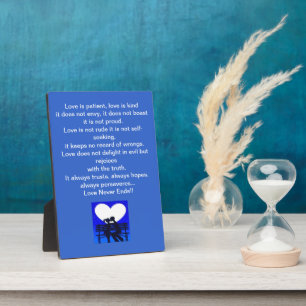 Love Is Patient Plaque