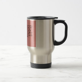 Love is patient travel mug