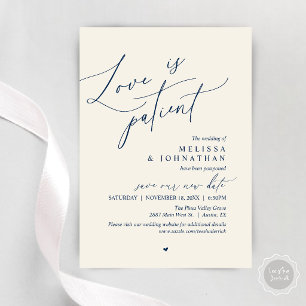 Love is patient, Wedding Postpone Announcement