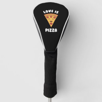 Love is Pizza Toddler Valentines Day Kawaii Pizza Golf Head Cover