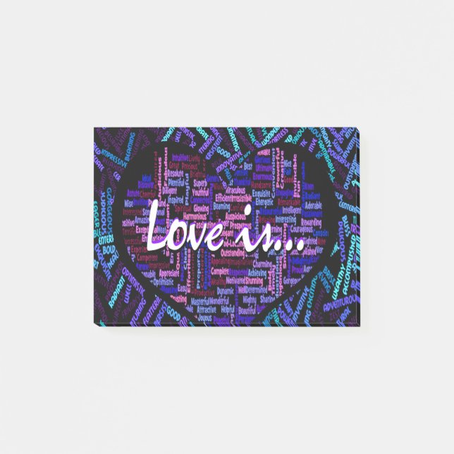 Love is... post-it notes (Front)