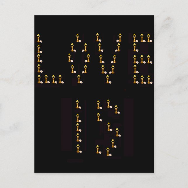 Love Is Postcard (Front)