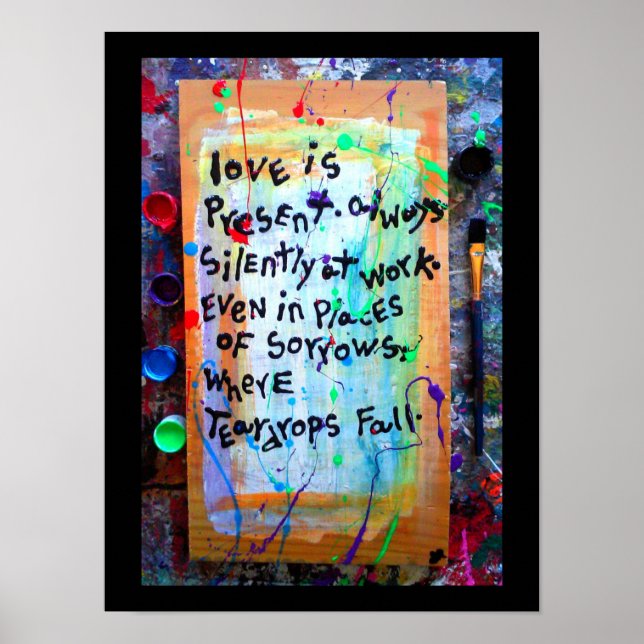 love is present poster (Front)