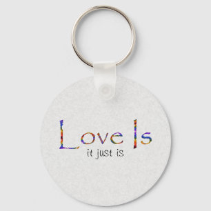 Love Is Rainbow Key Ring