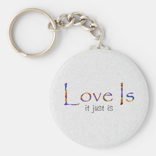 Love Is Rainbow Key Ring