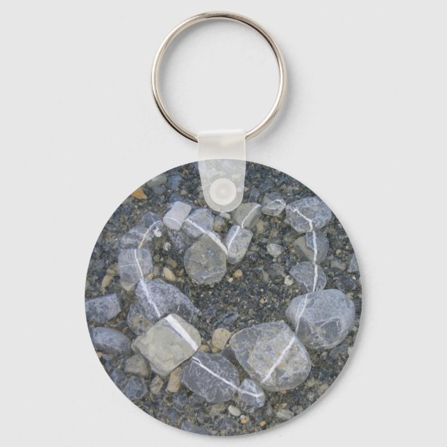 Love is Rock Solid Key Ring (Front)