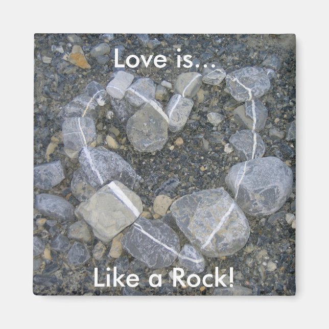Love is Rock Solid Magnet (Front)