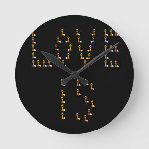 Love Is Round Clock
