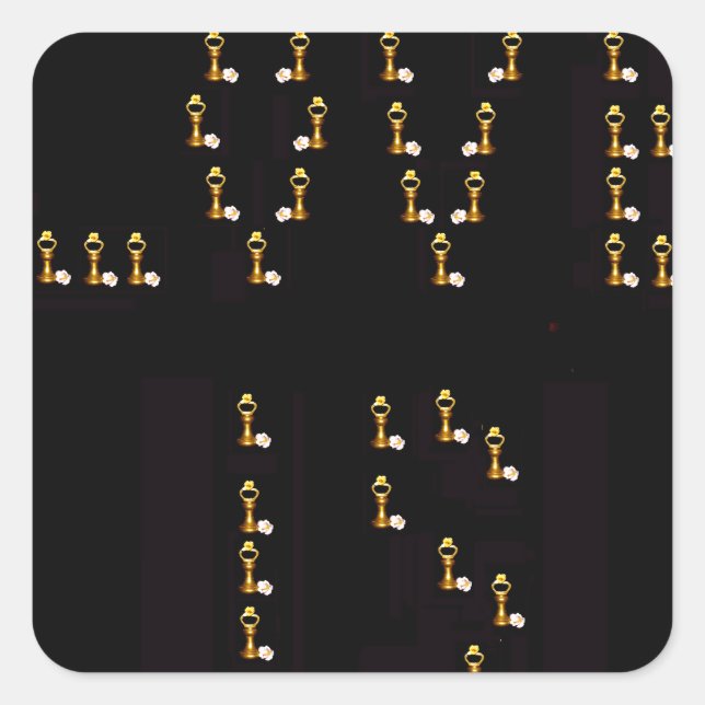 Love Is Square Sticker (Front)