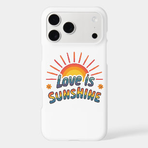 Love Is Sunshine Retro 70s Positive Vibe