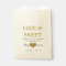 Love Is Sweet Black and Gold Wedding Bags