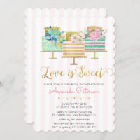 Love is Sweet Bridal Shower Invitation