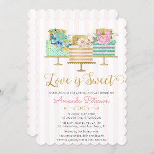 Love is Sweet Bridal Shower Invitation