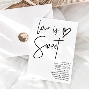 Love Is Sweet Bridal Shower Invitation