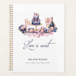Love is sweet Bridal Shower Personalised Planner