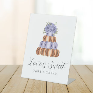 Love Is Sweet Bridal Shower Take a Treat Pedestal Sign