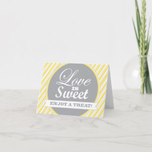 Love is Sweet Enjoy a Treat Card