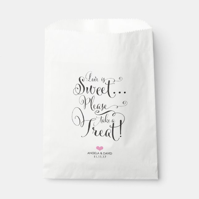 Love is Sweet Favour Bag (Front)