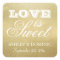 Love is Sweet Gold Wedding Monogram