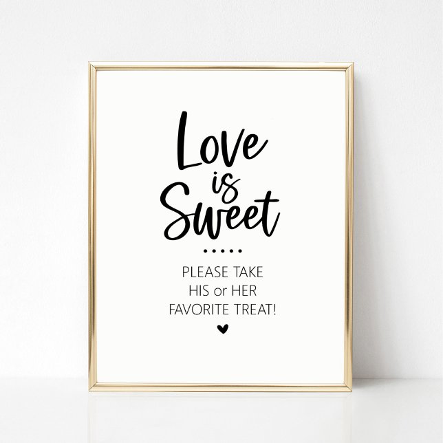 Love is Sweet His and Her Candy Bar Sign (Creator Uploaded)