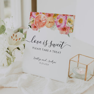 Love is Sweet Please take a Treat Sign