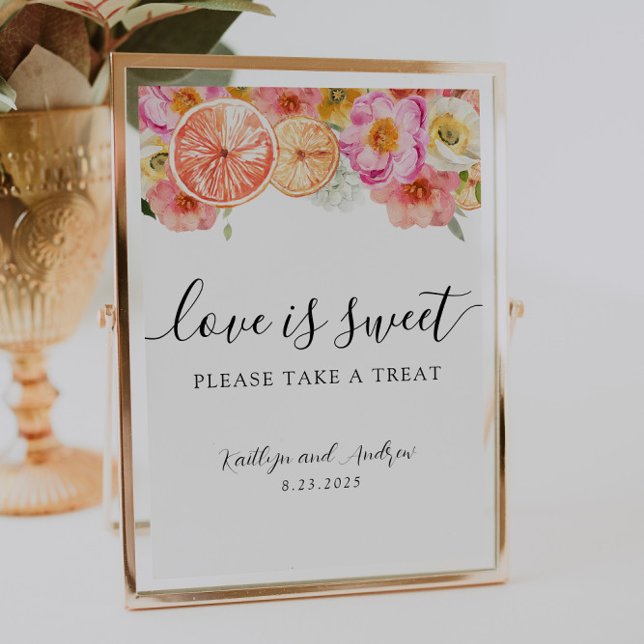 Love is Sweet Please Take a Treat Sign (Creator Uploaded)