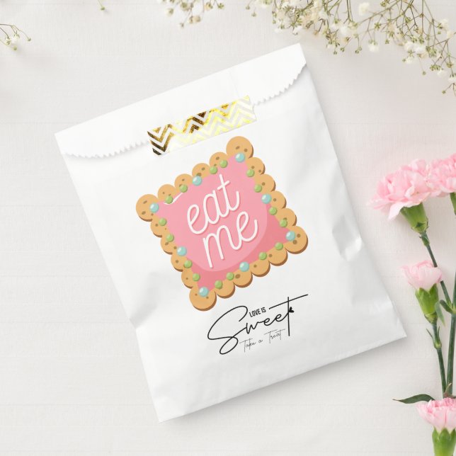 Love is Sweet Please Take a Treat Tea Party Favour Bags (Sealed)