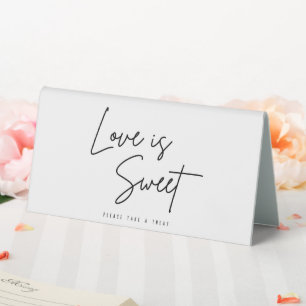 Love Is Sweet Please Take A Treat Wedding