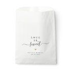 Love is sweet simple elegant script wedding