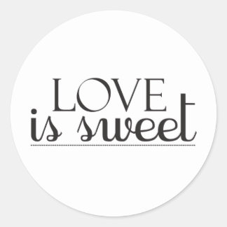 Love Is Sweet Sticker