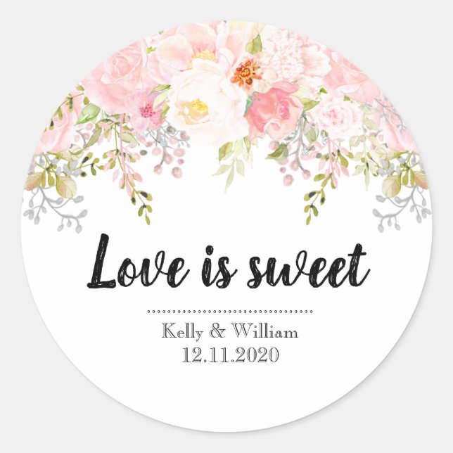 Love is Sweet Stickers (Front)