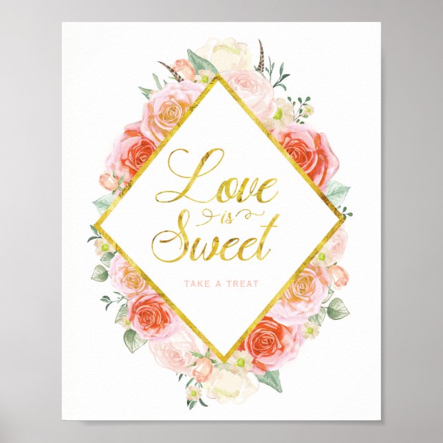 Love is Sweet take a Treat (8x10) Poster (Front)