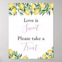 Love Is Sweet, Take A Treat Bridal Shower Favour