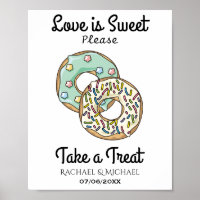 Love is Sweet Take a Treat Donut Bar