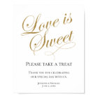 Love is Sweet, Take a Treat Favor Display