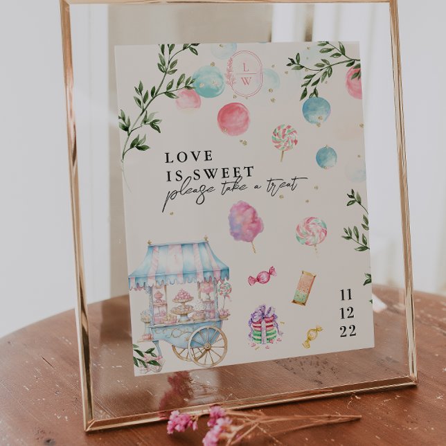 Love Is Sweet | Wedding Dessert Sign (Creator Uploaded)