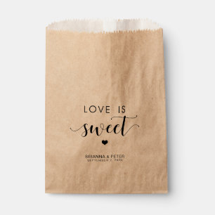 Love Is Sweet Wedding Favour Bags