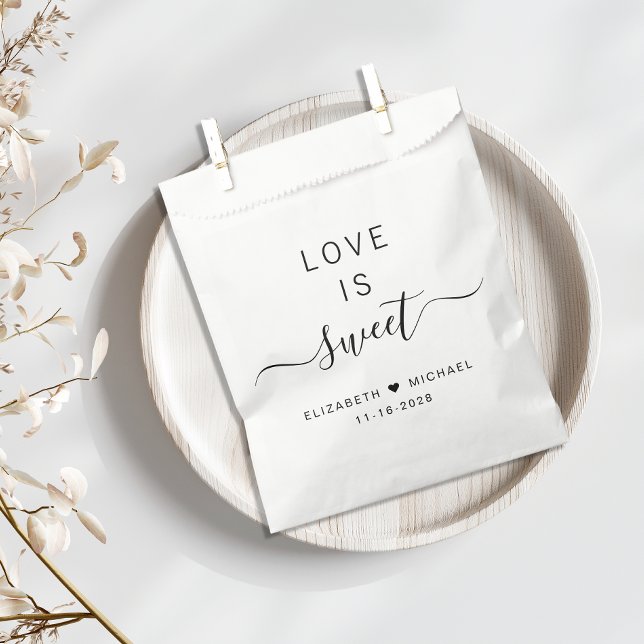 Love Is Sweet Wedding Favour Bags (Creator Uploaded)