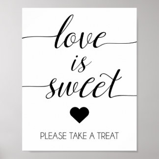 Love is Sweet Wedding Sign | Treat Table Print