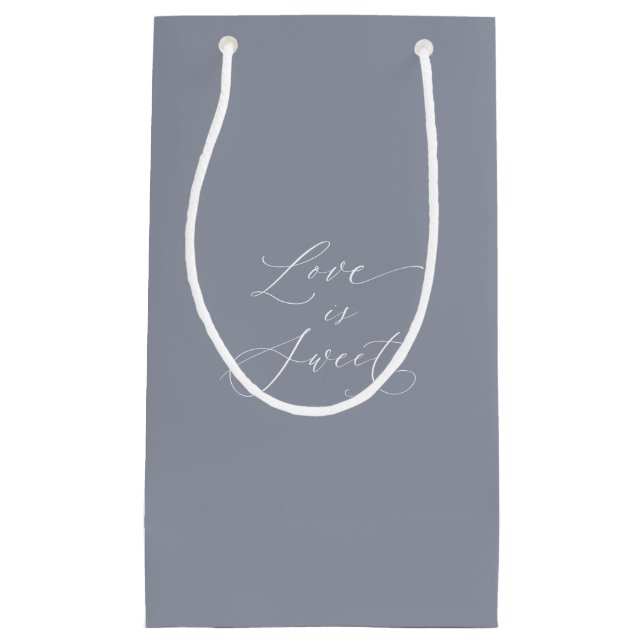 Love Is Sweet Wedding Small Gift Bag (Front)