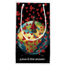 Love is the answer  gift bag